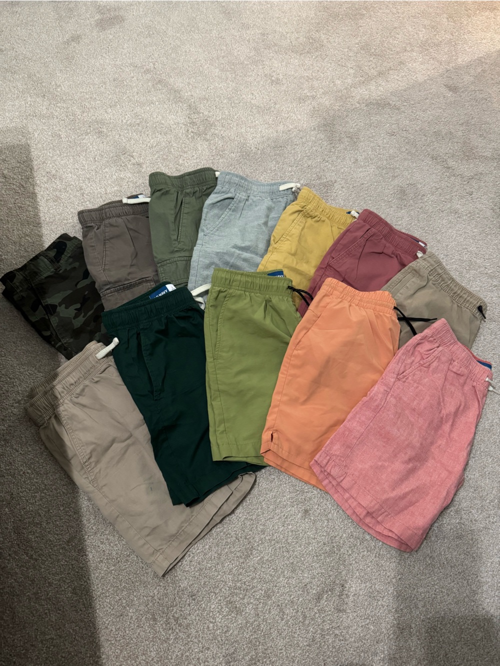 Boys’ Drawstring Shorts - Multi Color - Picture 2 of 2